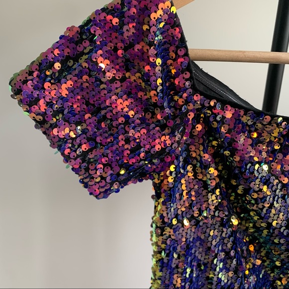 Forever 21 sequin shirt / minidress - Picture 3 of 9